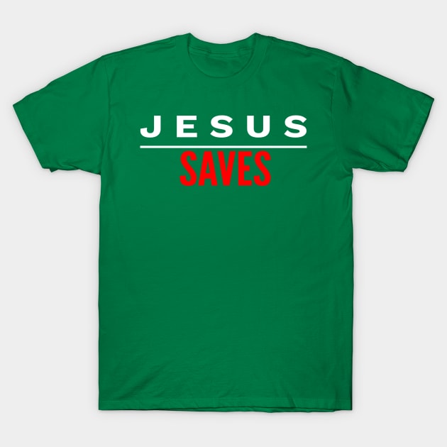 Jesus Saves T-Shirt by Happy - Design